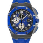 AUDEMARS PIGUET ROYAL OAK OFFSHORE BLUE CERAMICS AUTOMATIC MENS WATCH